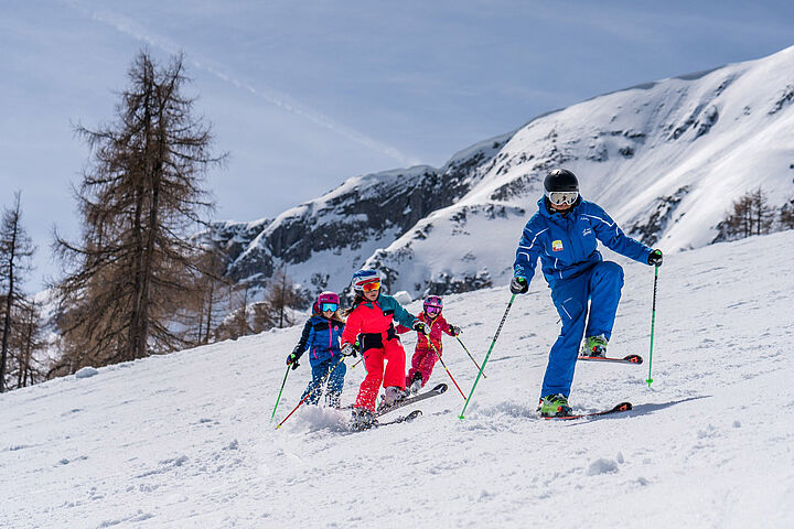 Leer skiën in Flachau - kinderskicursussen van 3 tot 15 jaar