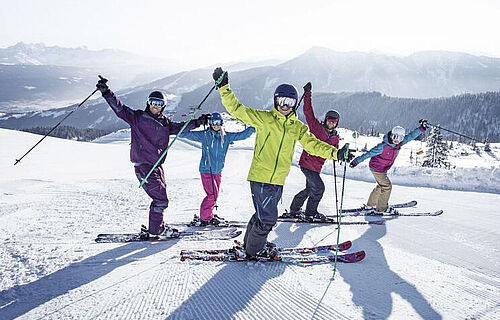 Learn to ski - ski group courses in Flachau